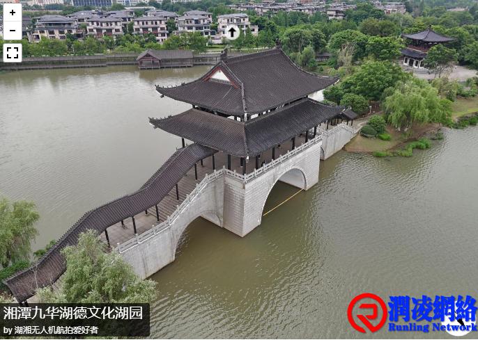 湘潭九华湖德文化公园360°全景